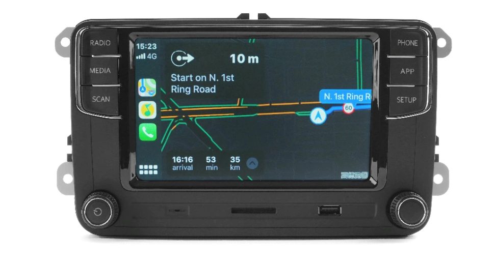 RCD410 PRO Carplay + Android auto radio voor Volkswagen