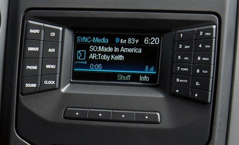 Achteruitrijcamera systeem Ford MFD low 4" color screen 2012-2016