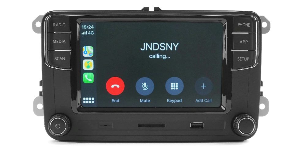 RCD410 PRO Carplay + Android auto radio voor Volkswagen