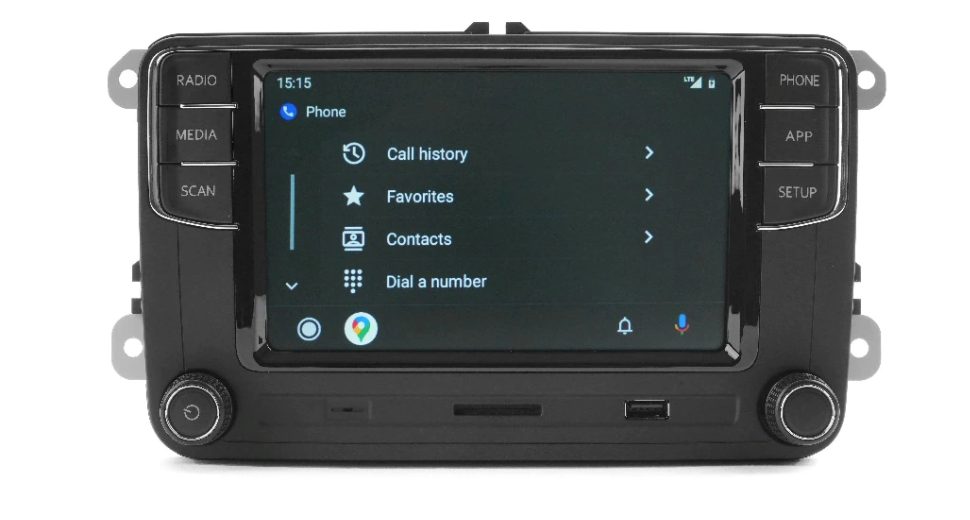 RCD410 PRO Carplay + Android auto radio voor Volkswagen