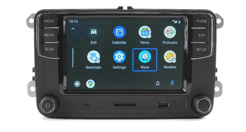 RCD410 PRO Carplay + Android auto radio voor Volkswagen