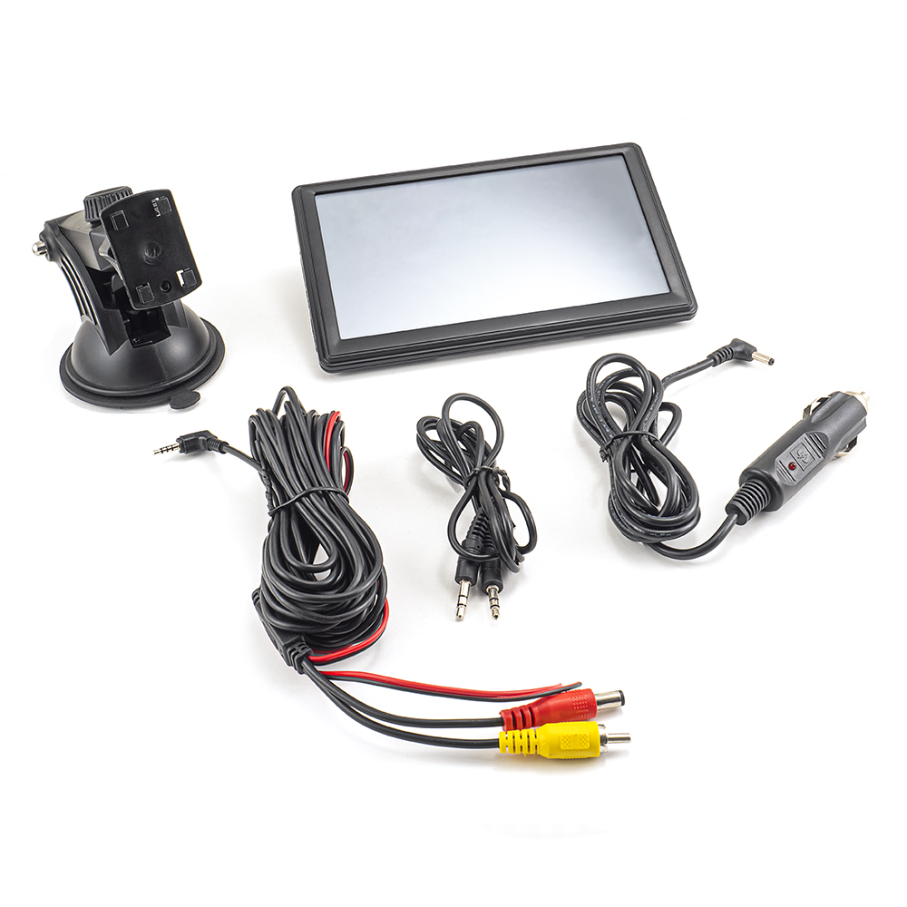 Smartphonemonitor Apple Carplay/Android auto 17,8 cm (7'') met achteruitrijcamera-ingang