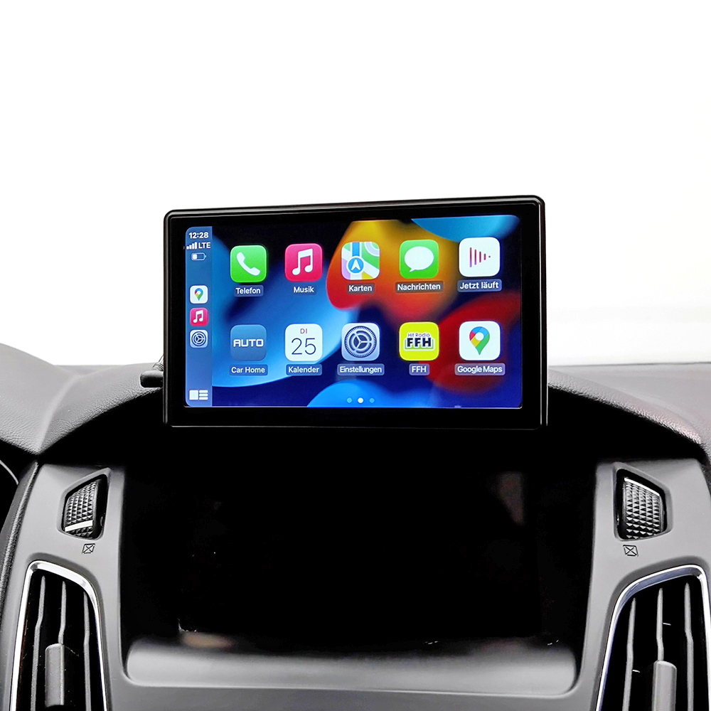 Smartphonemonitor Apple Carplay/Android auto 17,8 cm (7'') met achteruitrijcamera-ingang