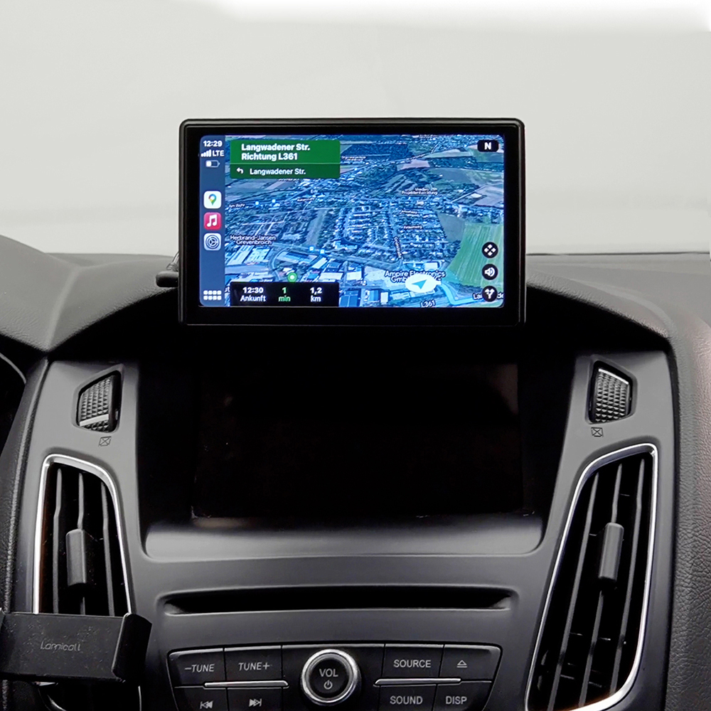 Smartphonemonitor Apple Carplay/Android auto 17,8 cm (7'') met achteruitrijcamera-ingang