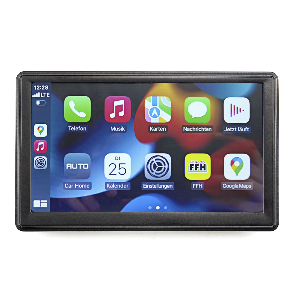 Smartphonemonitor Apple Carplay/Android auto 17,8 cm (7'') met achteruitrijcamera-ingang