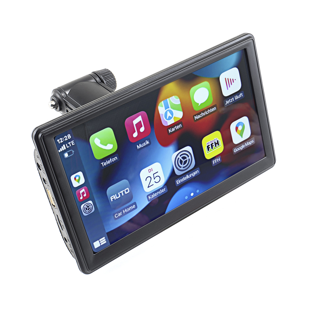 Smartphonemonitor Apple Carplay/Android auto 17,8 cm (7'') met achteruitrijcamera-ingang
