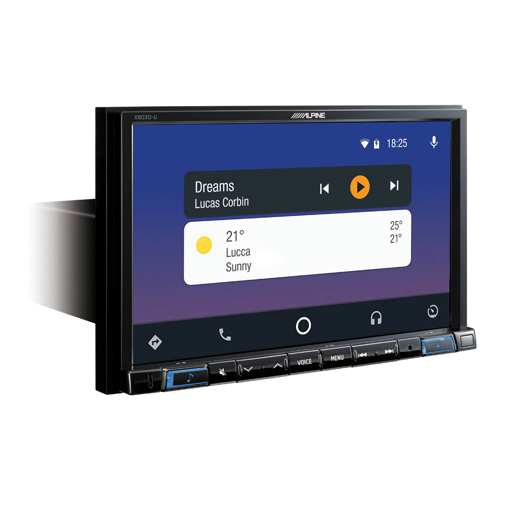 Alpine X803D-U - 8" Geavanceerd Navigatiesysteem