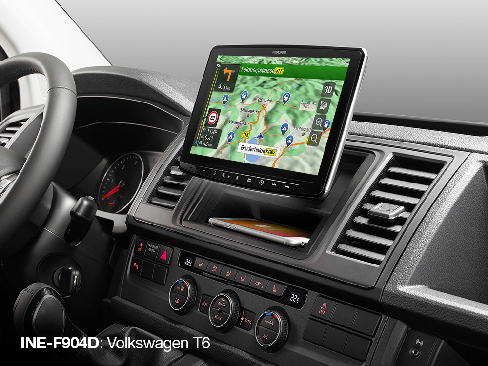 Alpine INE-F904D - 9" Geavanceerd navigatiesysteem