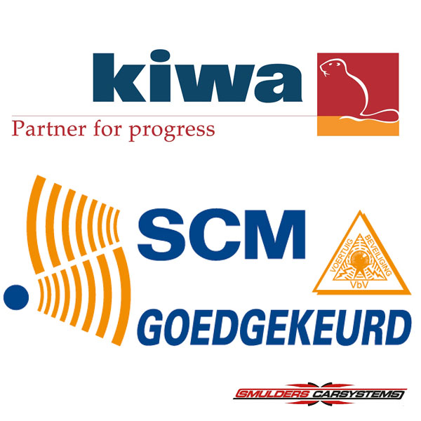 Auto alarm klasse 3 SCM met Hellingshoeksensor (gemonteerd)