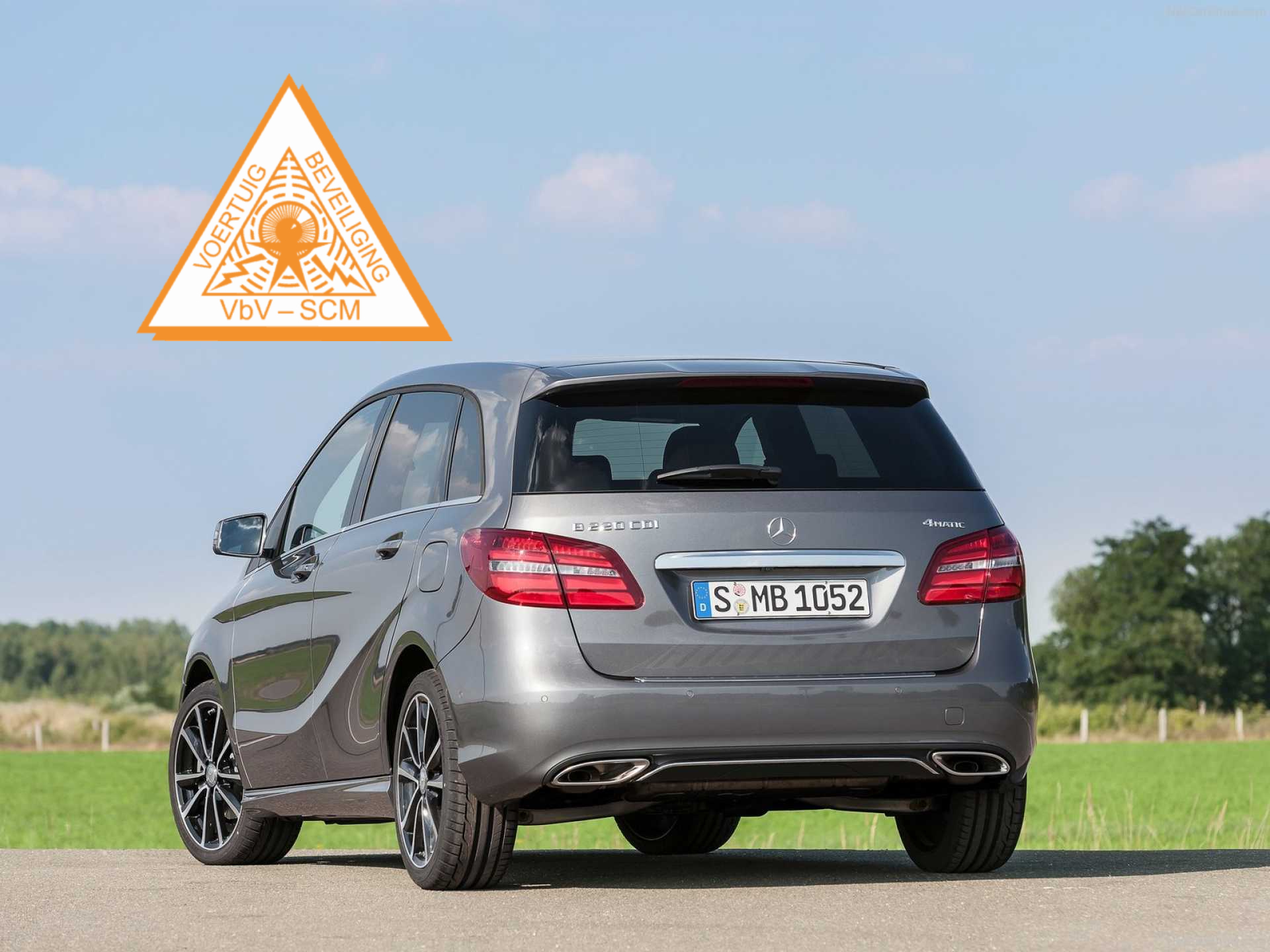 Auto alarm klasse 3 voor Mercedes B-Klasse (W246)