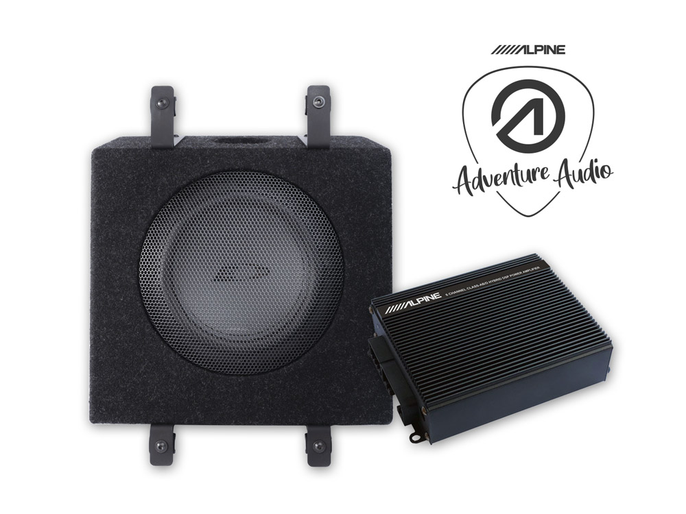 SPC-W84AS907-R 6-kanaals DSP-versterker & subwoofersysteem voor Mercedes-Benz Sprinter 907/910 met een Alpine of andere aftermarket-radio