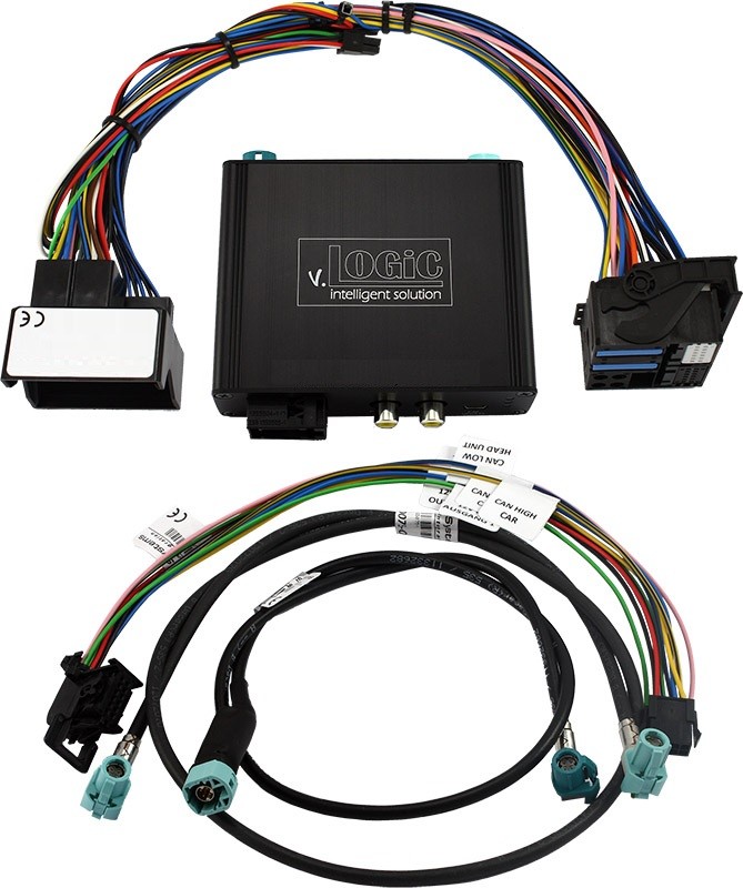LOGiC camera-interface BMW E-serie met iDrive CIC (F-CAM / R-CAM / iPAS)