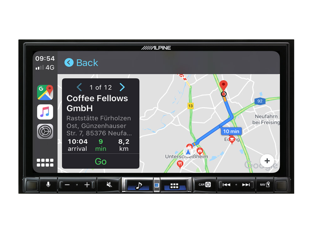 Alpine iLX-705D Premium 2DIN Digital Media Station, autoradio met DAB+ digitale radio, Apple CarPlay en Android Auto-compatibiliteit