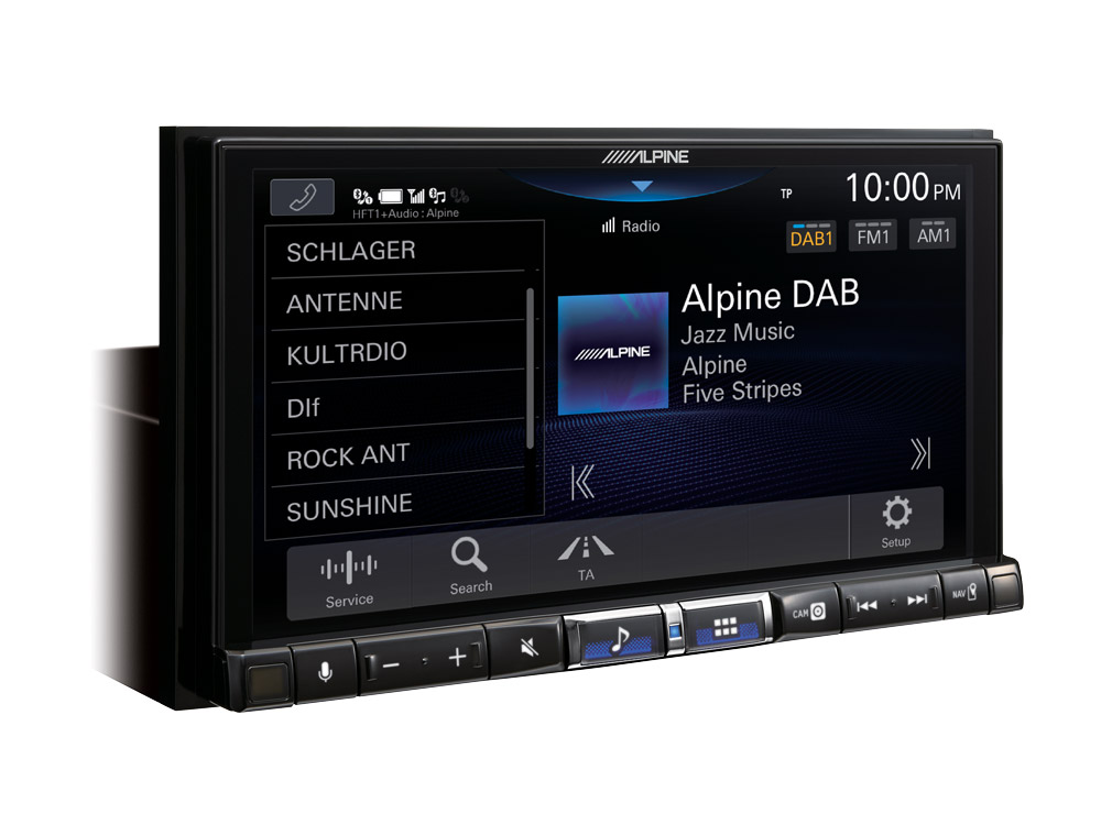 Alpine iLX-705D Premium 2DIN Digital Media Station, autoradio met DAB+ digitale radio, Apple CarPlay en Android Auto-compatibiliteit