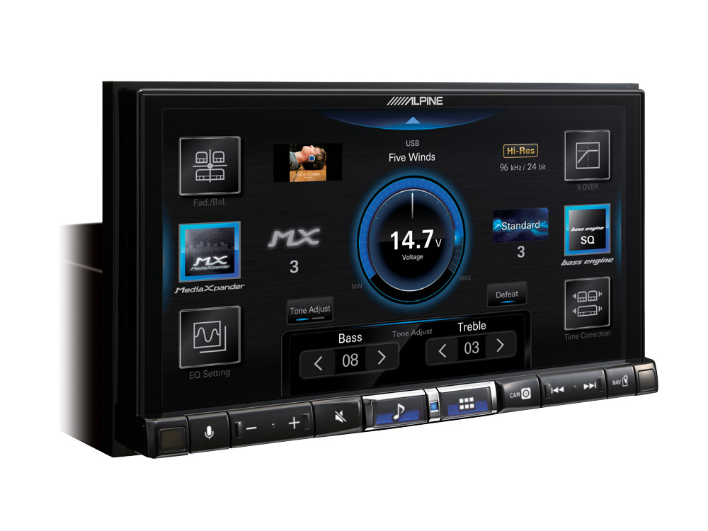 Alpine iLX-705D Premium 2DIN Digital Media Station, autoradio met DAB+ digitale radio, Apple CarPlay en Android Auto-compatibiliteit