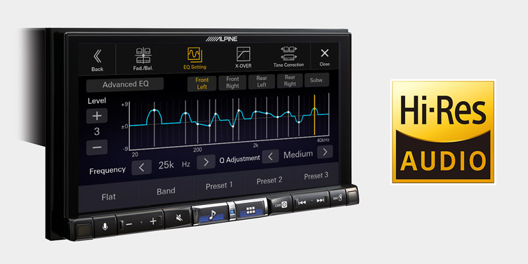 Alpine iLX-705E46 Premium 2DIN Digital Media Station voor BMW E46, autoradio met DAB+ digitale radio, Apple CarPlay en Android Auto compatibiliteit
