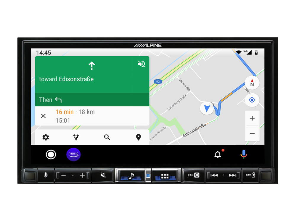Alpine iLX-705E46 Premium 2DIN Digital Media Station voor BMW E46, autoradio met DAB+ digitale radio, Apple CarPlay en Android Auto compatibiliteit