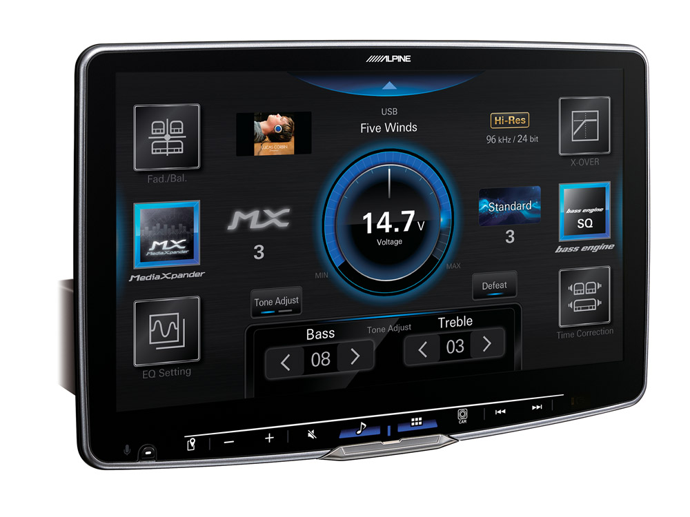 Alpine iLX-F115DU8 11-inch media-ontvanger, met DAB+ digitale radio, Apple CarPlay en Android Auto-compatibiliteit voor Fiat Ducato 8