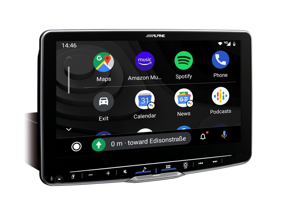Alpine iLX-F905DU 9-inch media-ontvanger, met DAB+ digitale radio, Apple CarPlay en Android Auto-compatibiliteit voor Fiat Ducato 3, Peugeot Boxer 2 en Citroen Jumper 2
