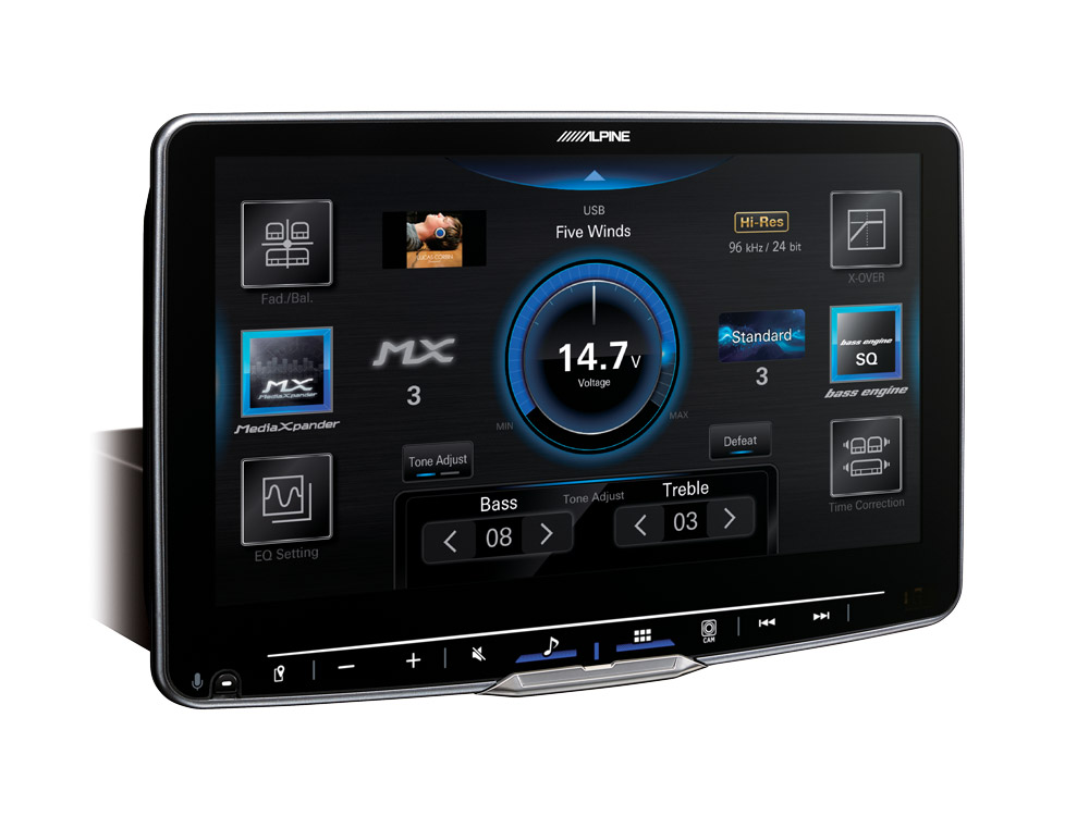 Alpine iLX-F905DU 9-inch media-ontvanger, met DAB+ digitale radio, Apple CarPlay en Android Auto-compatibiliteit voor Fiat Ducato 3, Peugeot Boxer 2 en Citroen Jumper 2