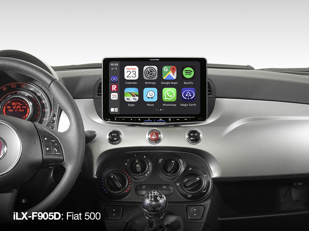 Alpine iLX-F905D 9-inch media-ontvanger, met DAB+ digitale radio, Apple CarPlay en Android Auto-compatibiliteit