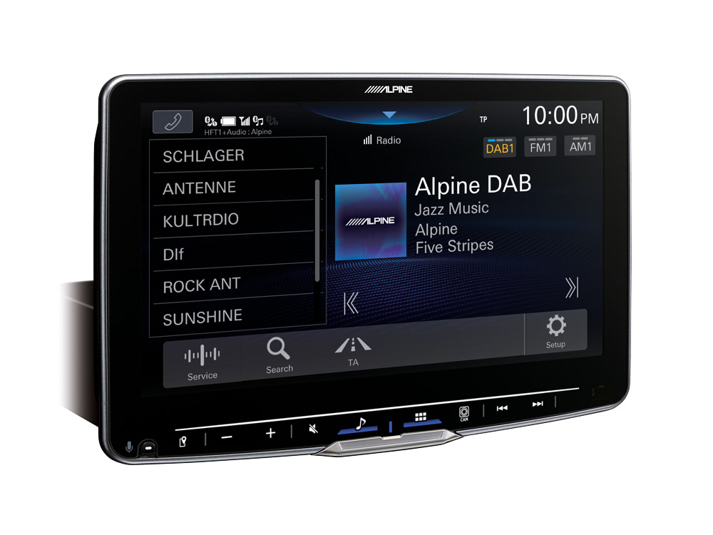 Alpine iLX-F905D 9-inch media-ontvanger, met DAB+ digitale radio, Apple CarPlay en Android Auto-compatibiliteit
