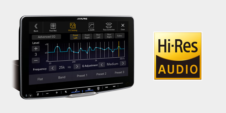 Alpine iLX-F905D 9-inch media-ontvanger, met DAB+ digitale radio, Apple CarPlay en Android Auto-compatibiliteit