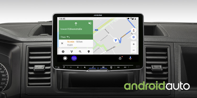 Alpine iLX-F905D 9-inch media-ontvanger, met DAB+ digitale radio, Apple CarPlay en Android Auto-compatibiliteit