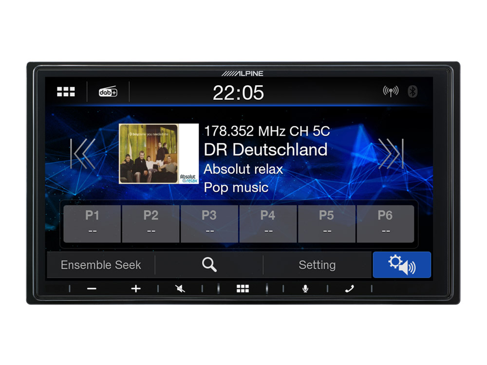 Alpine iLX-W690DU8 7” digitaal mediastation, met DAB+. Compatibiliteit met Apple CarPlay en Android Auto voor Fiat Ducato 8