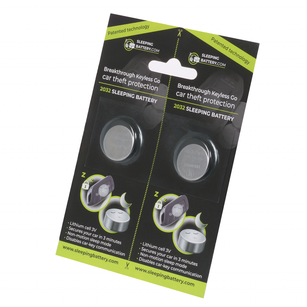 Sleeping Battery Keyless Go voor 2 sleutels CR2032